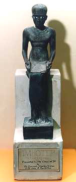 Statue de l'architecte Imhotep